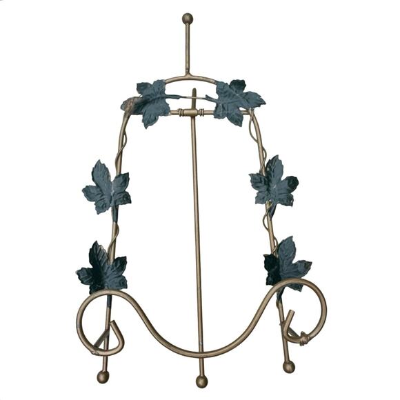 Scrolling Ivy Bookstand Easel Art stand romantic Victorian home decor cottage - Picture 10 of 13